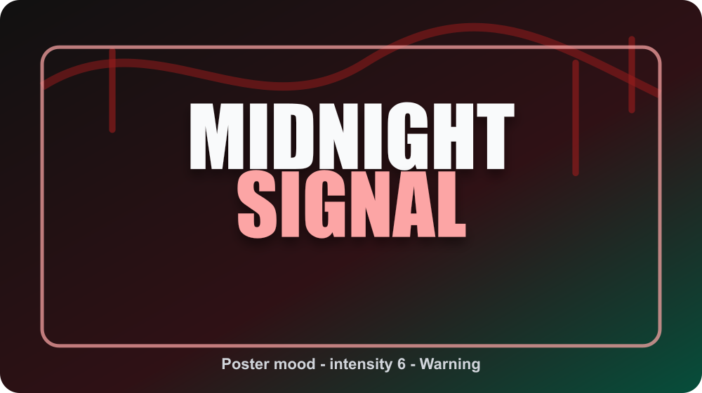 Horror text generator preview showing copy-paste text and an original horror title image