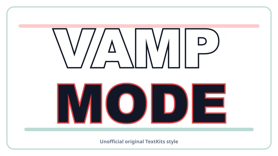 TextKits Playboi Carti-inspired black and white fan text preview