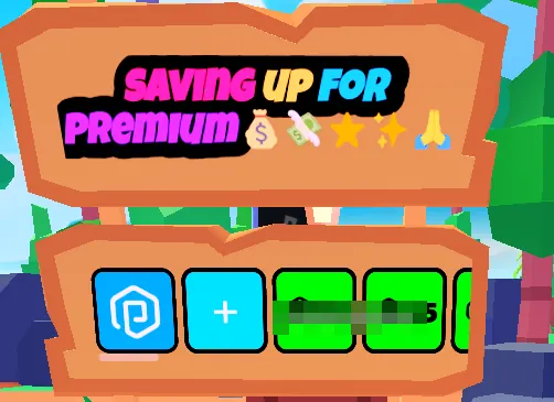 PLS DONATE sign text in rainbow colors with a thick outline and emoji